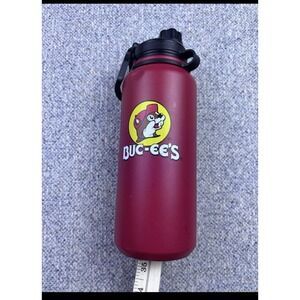 Buc-ee's Yukon Outfitters Surge Water Bottle 32 oz Red Stainless Insulated